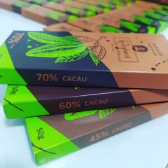CHOCOLATE 60% CACAU COM LEITE