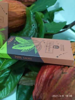 CHOCOLATE 70% CACAU SEM LEITE